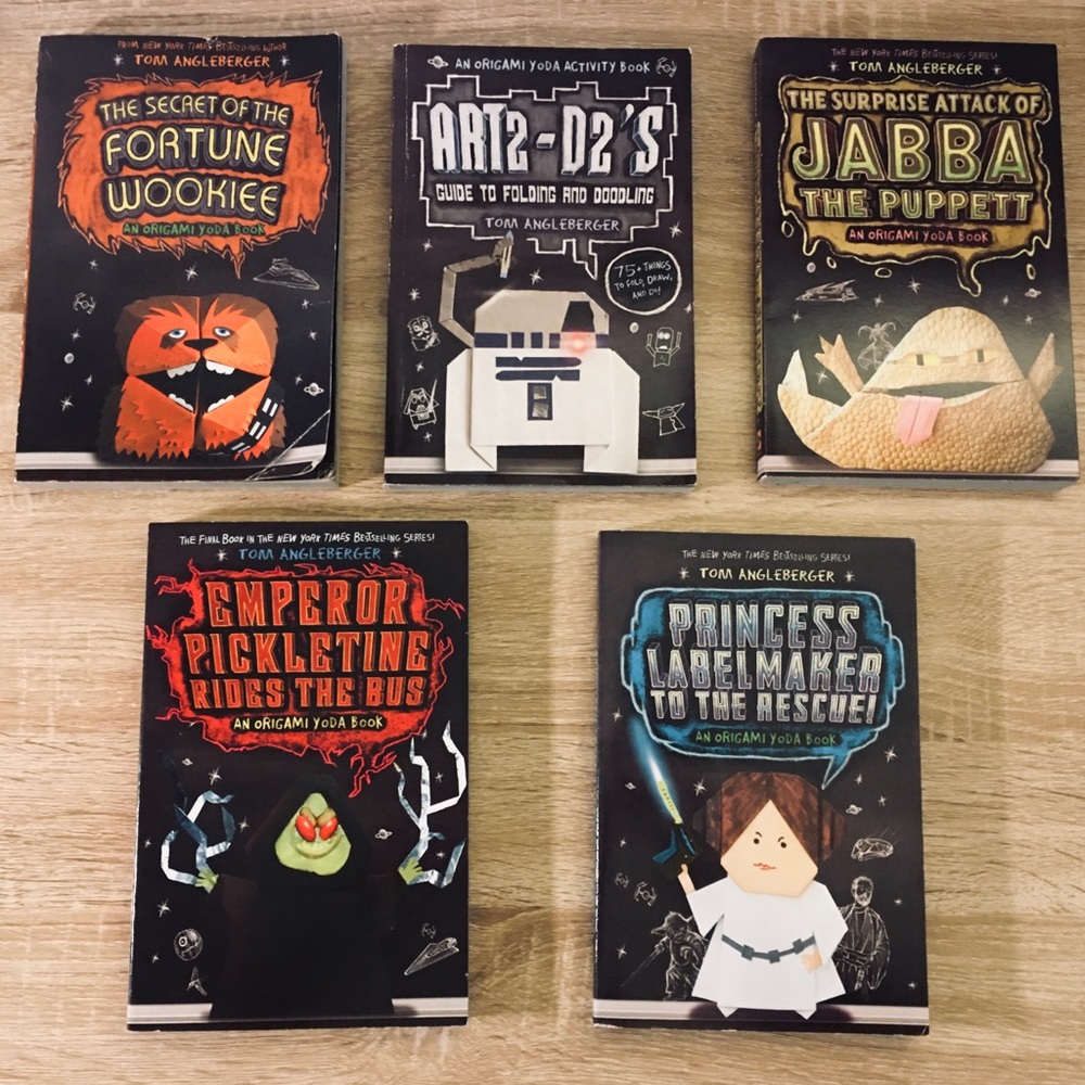 5 Origami Yoda Kid Books - Tom Angleberger